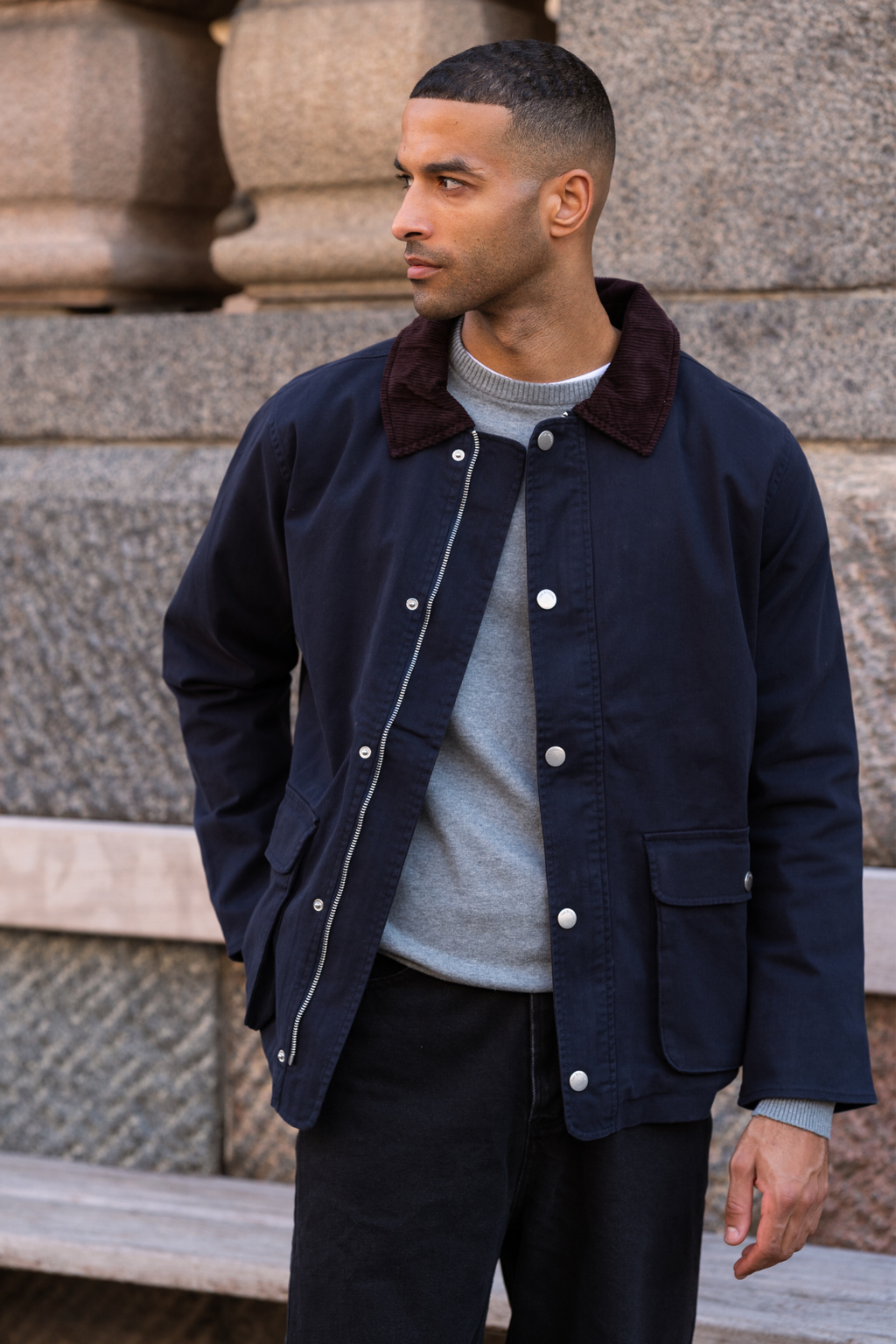 Chaqueta de sarga - Army