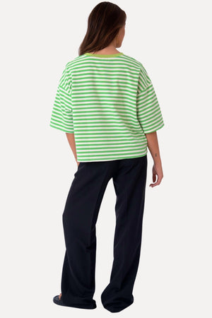 Camiseta Zoe - Verde/Blanco