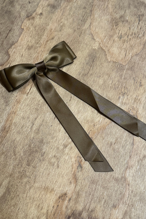 Bow Clip - Brown
