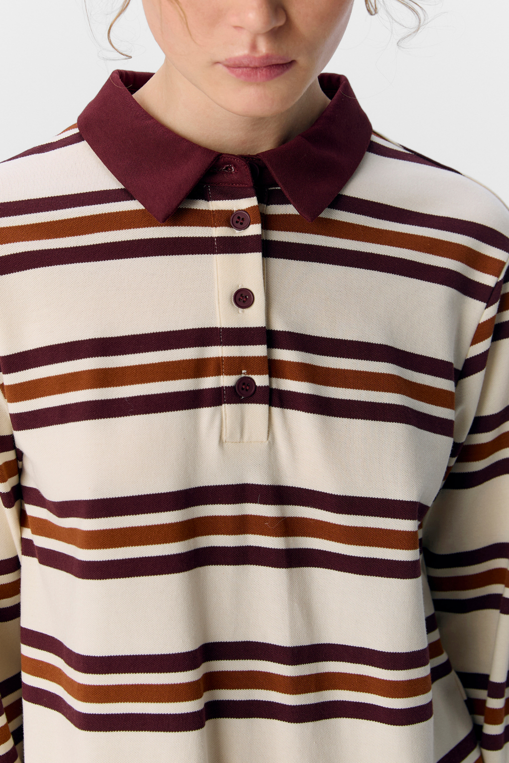 Top Nana L/S Polo - Java