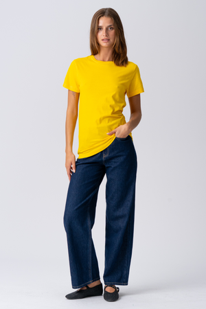 Basic Camiseta ligera - amarillo