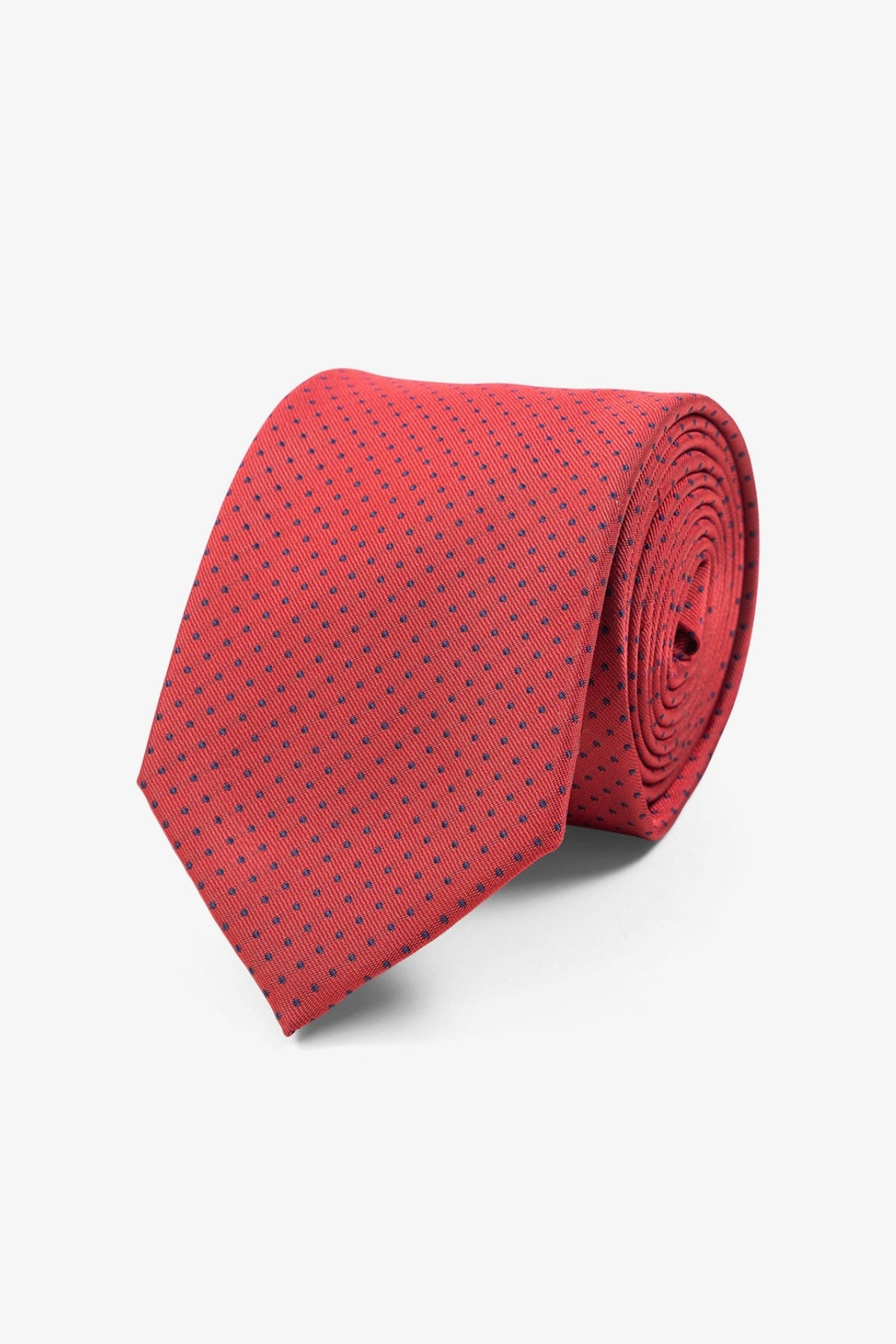 Corbata - rojo/negro punteado