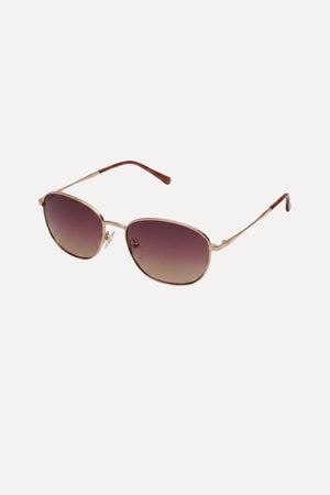 Gafas de sol Elliot - Marrón dorado