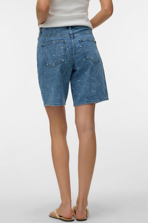 Pantalón corto vaquero Tess Mr Long - Denim azul medio - Corazón