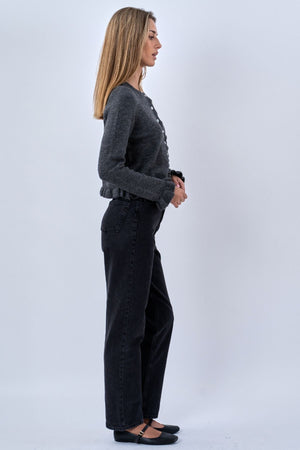 Cárdigan Flora - Gris