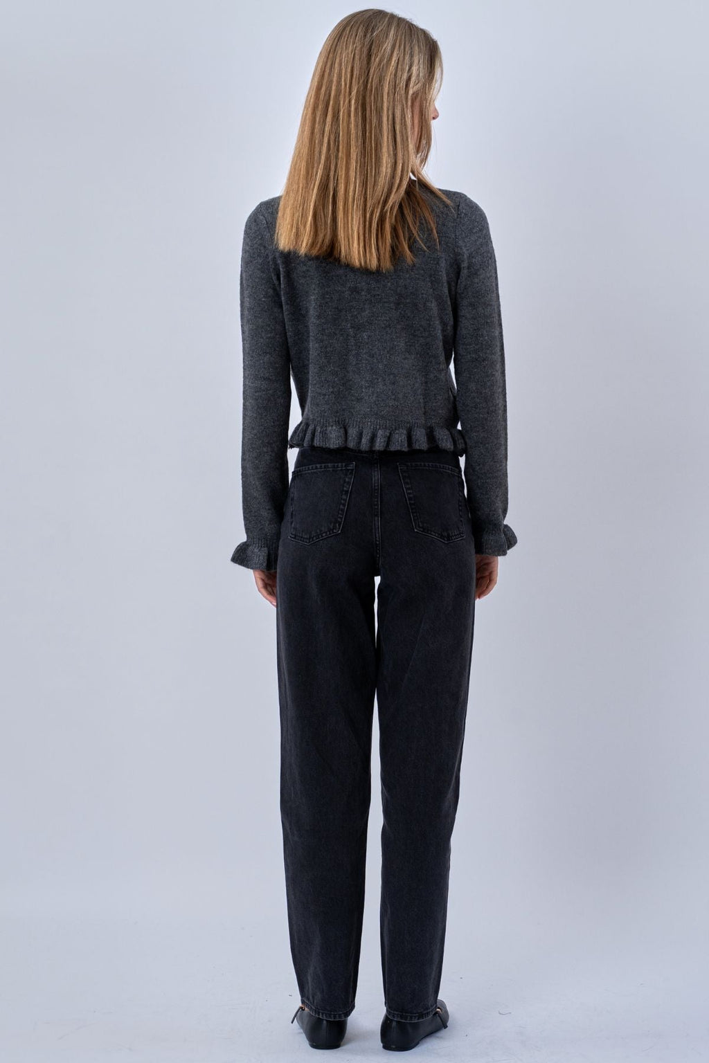 Cárdigan Flora - Gris