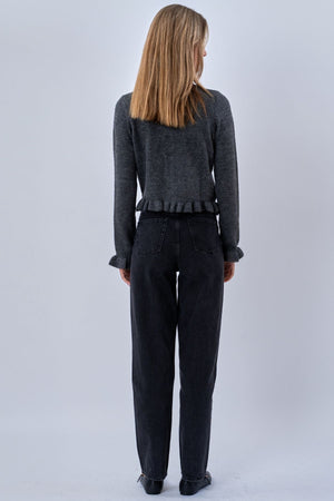 Cárdigan Flora - Gris