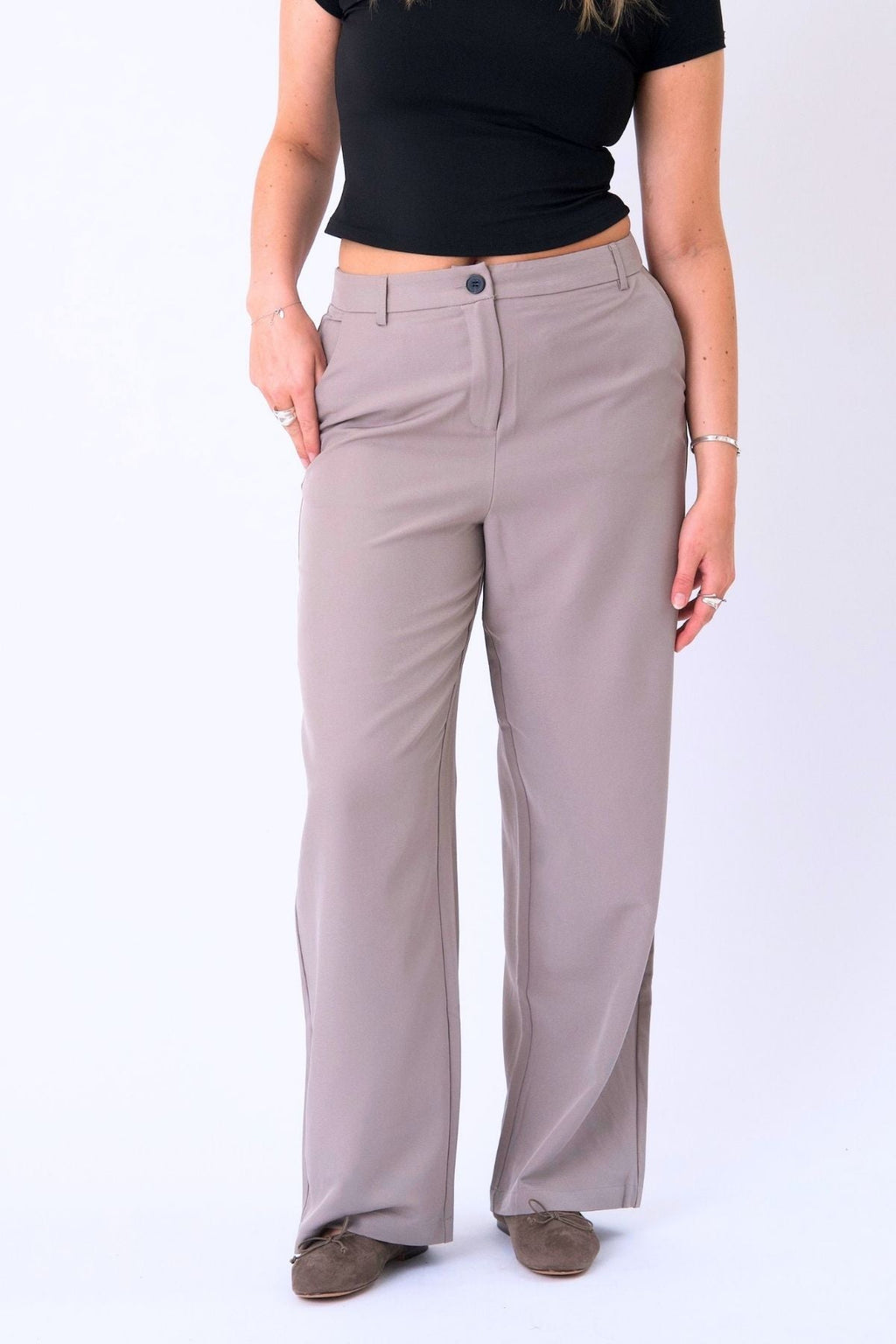Classic Suit Pants - Grey