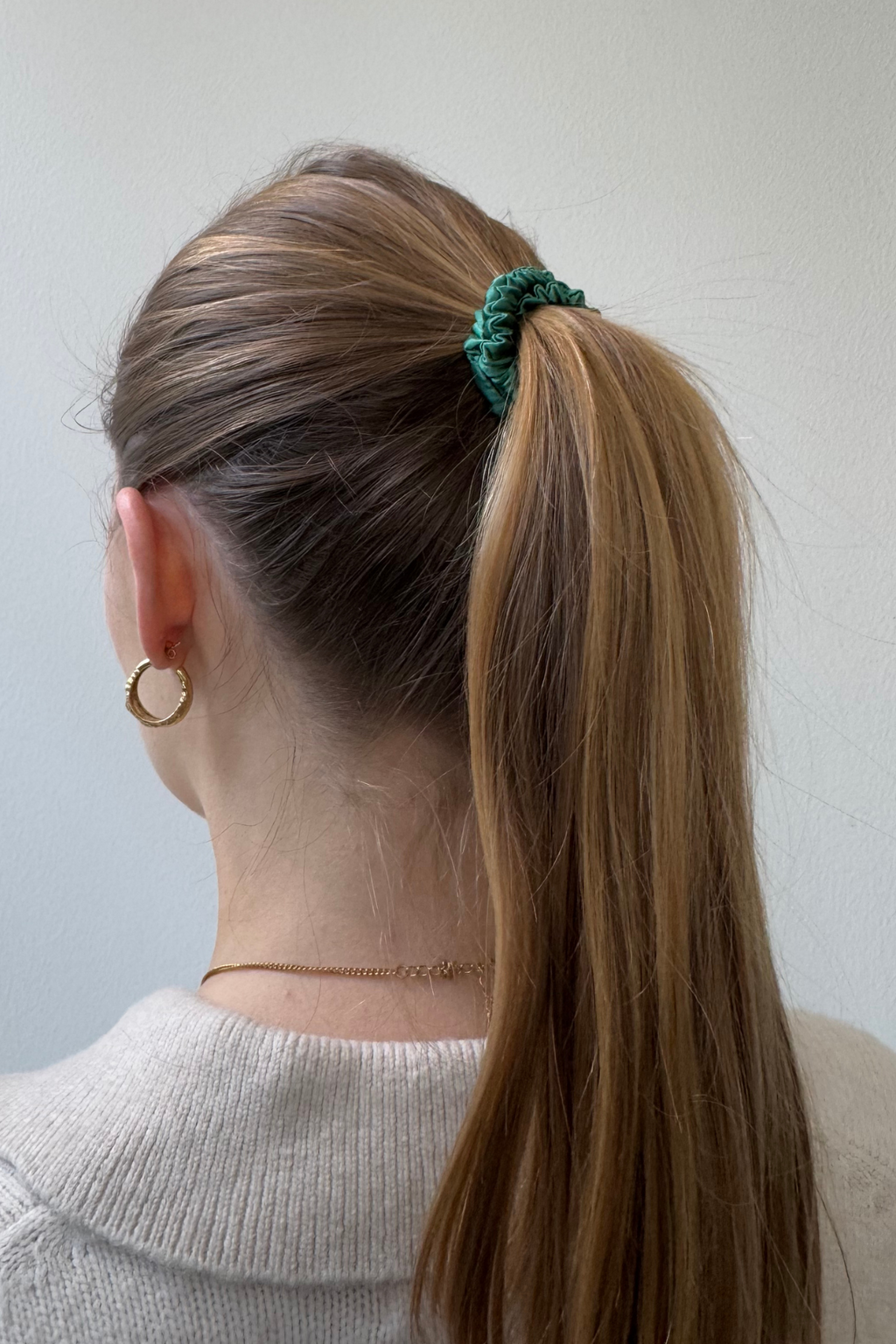 Elástica de seda - turquesa