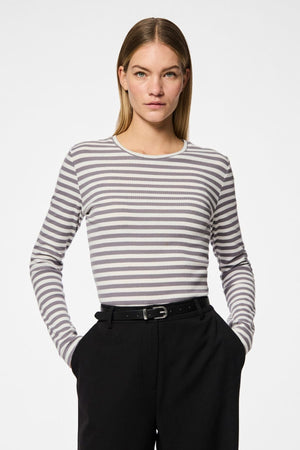 Myra Slim Cinturón - Plata negra