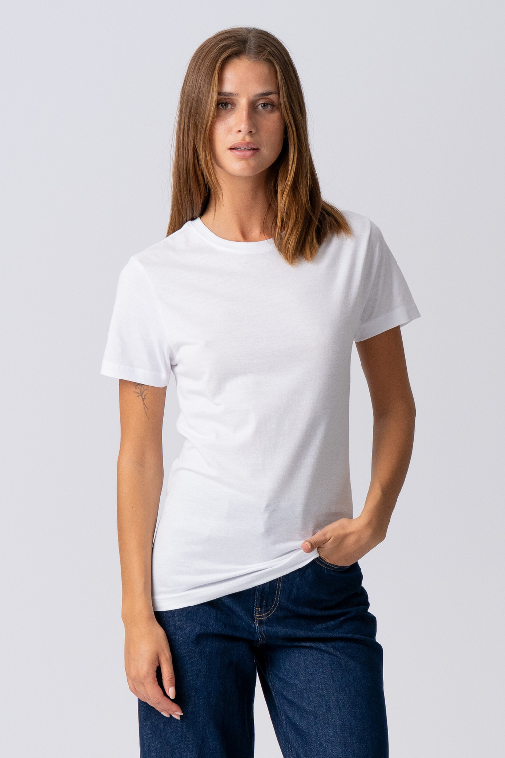 Basic Camiseta ligera - blanco