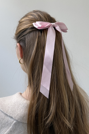 Bow Clip - Rosa claro