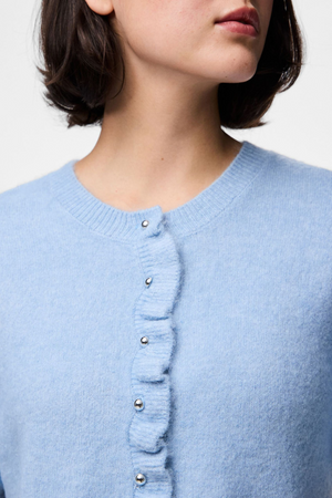 Cardigan de punto de lidia Lydia - Cashmere Blue