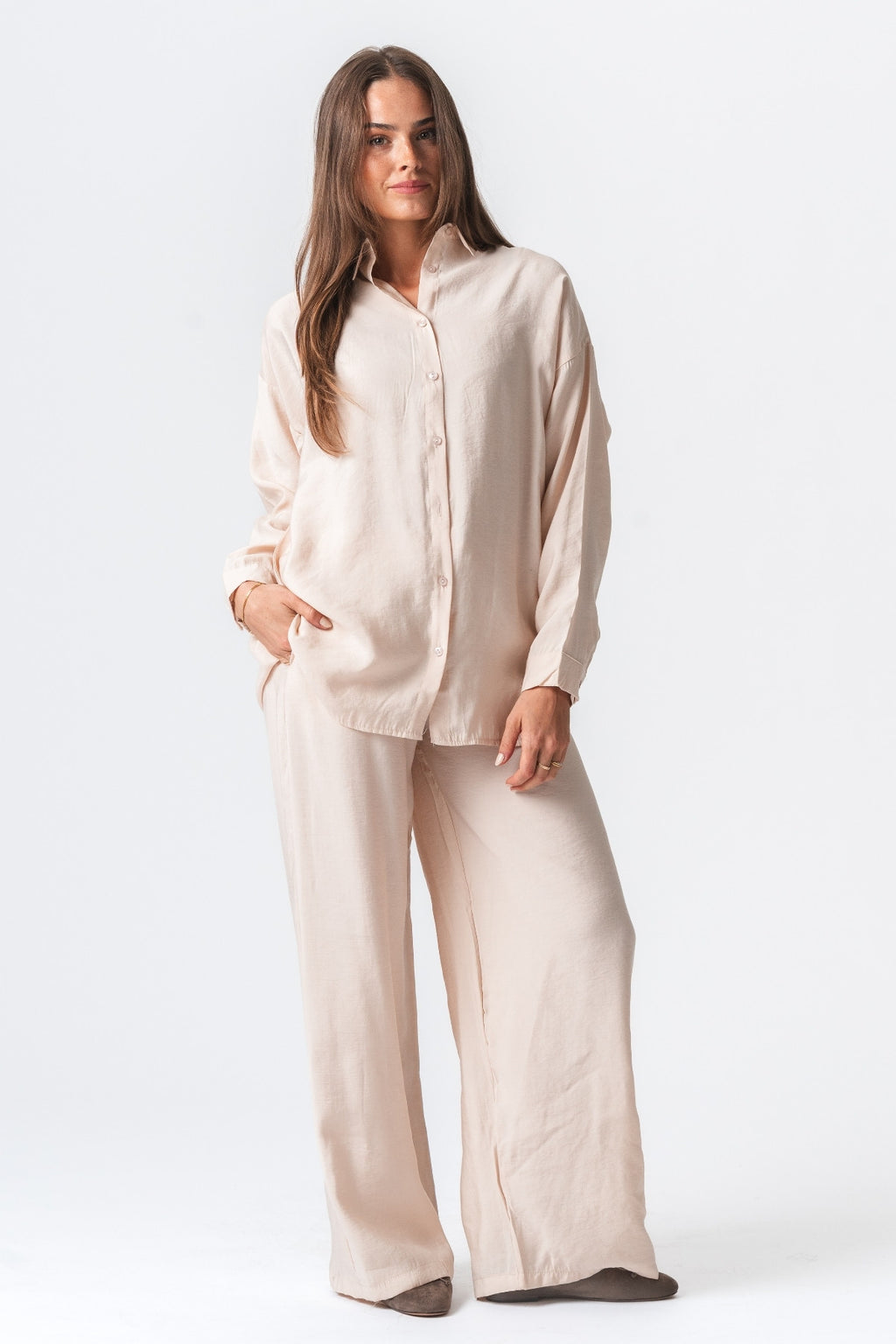 Desaparecido en combate Pants + Mia camiseta (beige) - paquete de ofertas