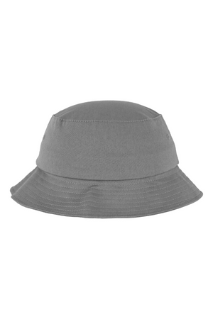 Sombrero de cubo de sarga de algodón - Gris