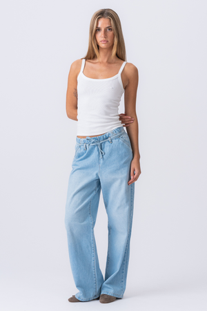 Jeans holgados de Nicole - Azul claro