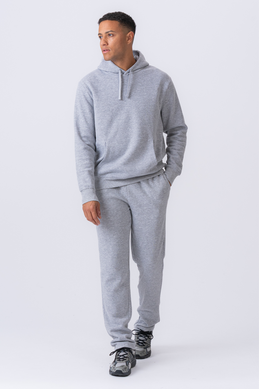 Sudadera con capucha Essential - Gris Melange