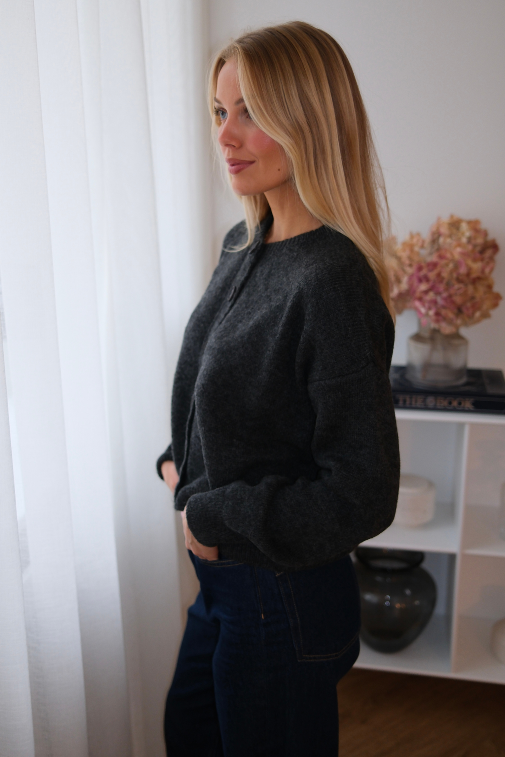 Cárdigan Angelique - Grafito