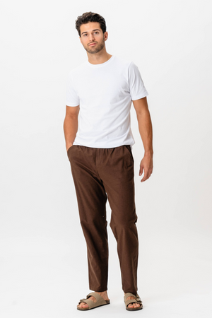 Lino Pants - Café