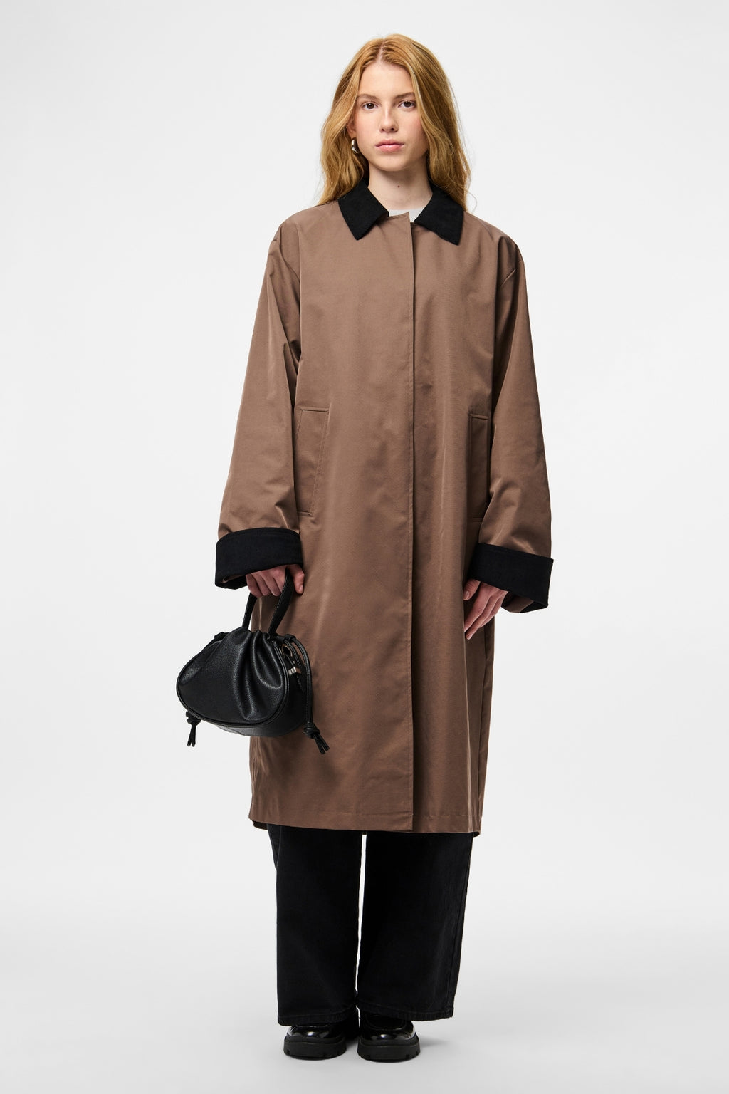 Jorma Long Light Jacket - Coffee Quartz Black