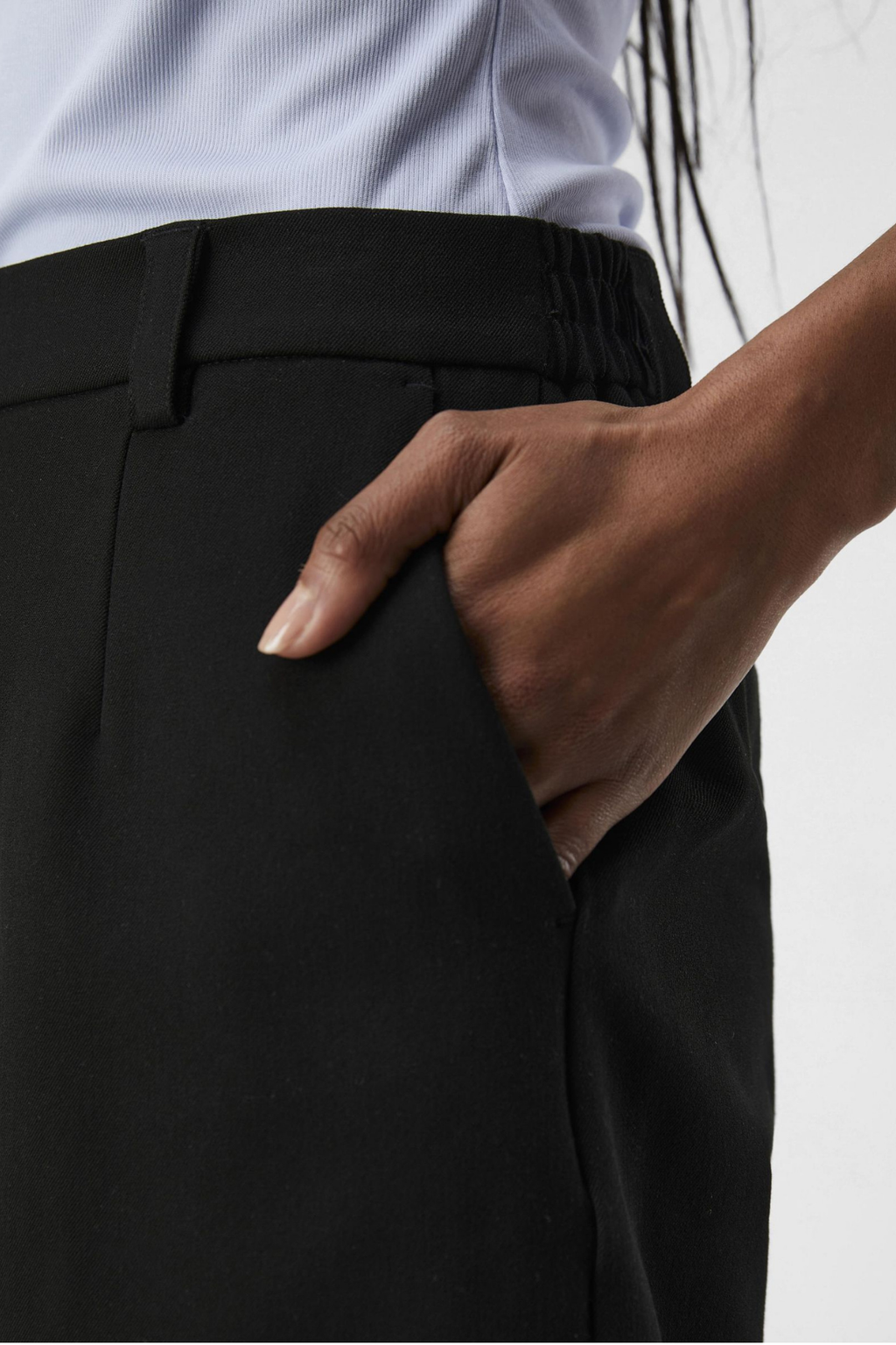 Lisa MW Short Shorts - Negro