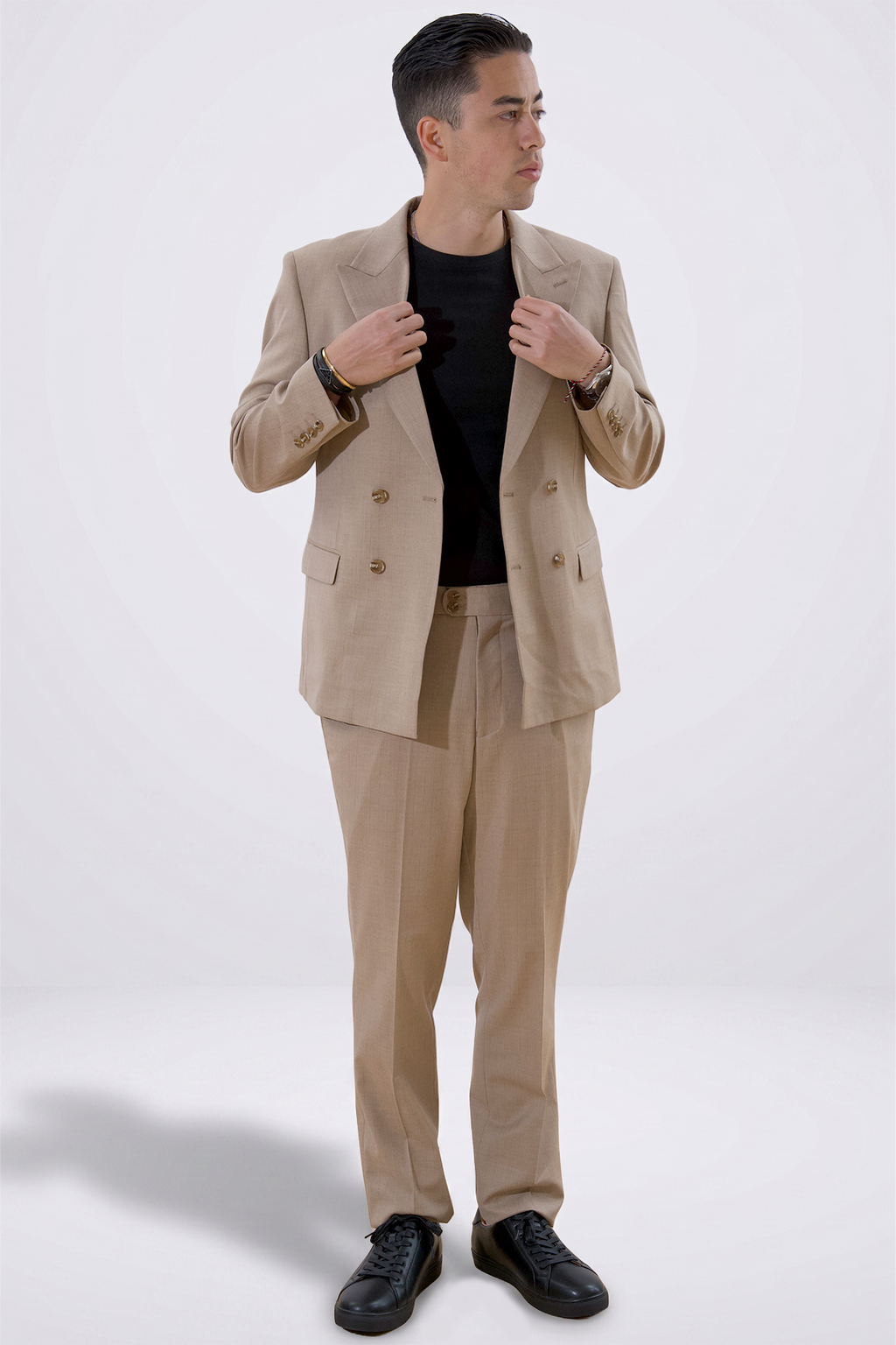 Classic Blazer - Beige Melange