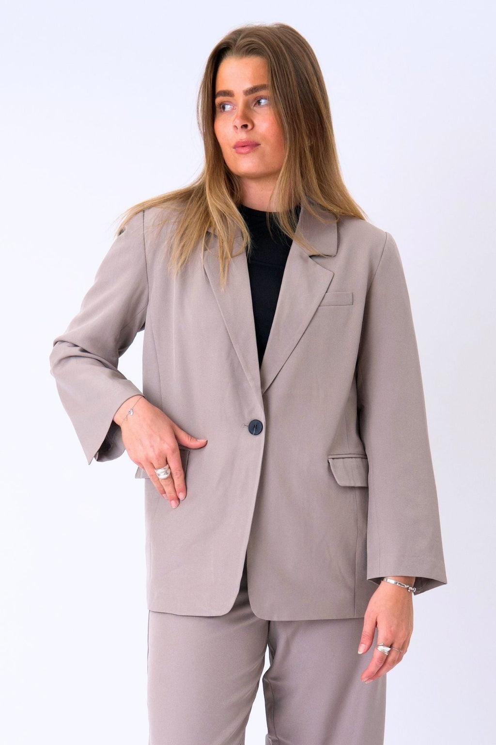 Blazer de gran tamaño - Gray
