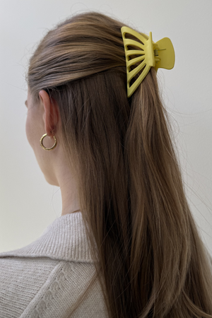 Clip de garra hueca - amarillo