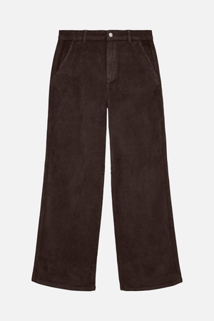 Margot Wide Corduroy Pants - Chocolate Torte