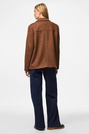 Blazer cepillado Rakel - Downtown Brown