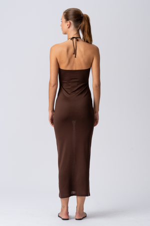 Jasmin Dress - Brown