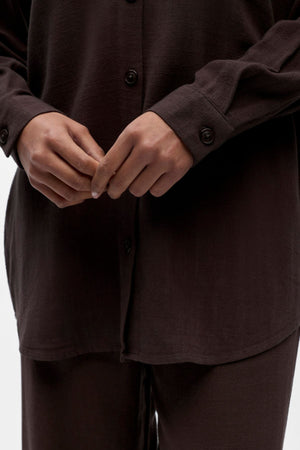 Camisa Sanne - Marrón Foca