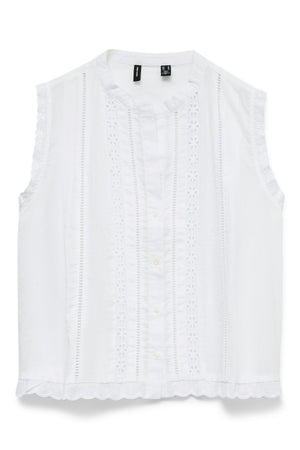 Top con detalle Emily - Blanco Nieve