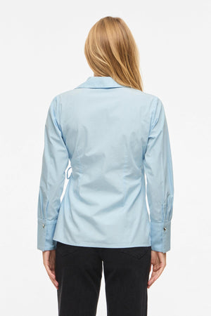 Lumi V-Neck Wrap Top - Nantucket Breeze