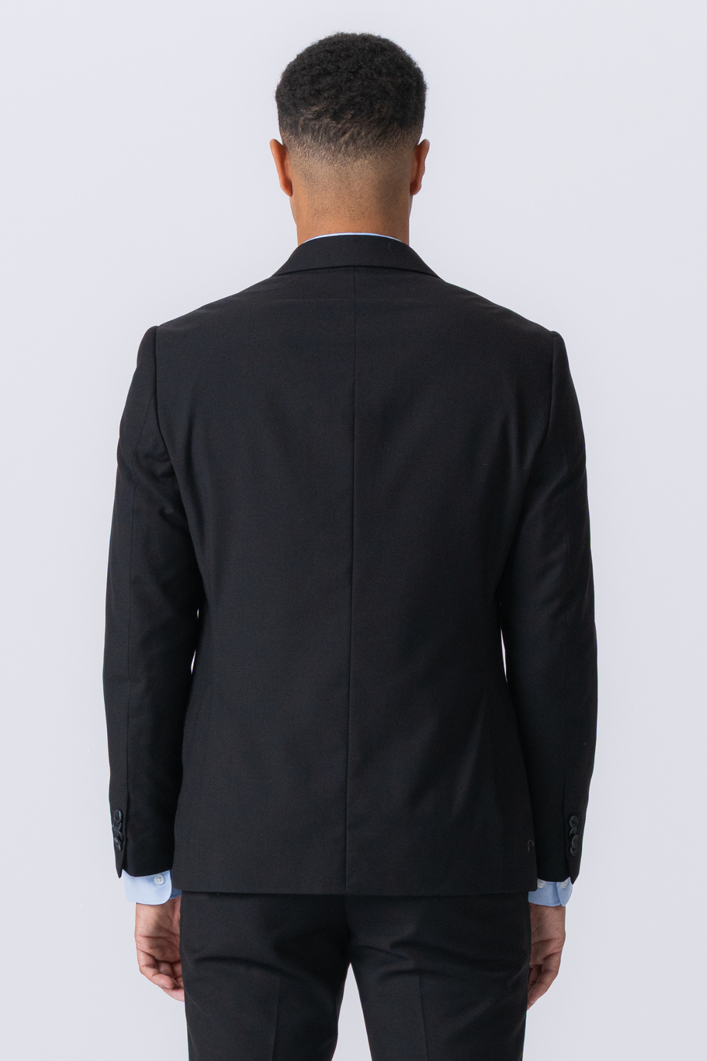 Premium Blazer de un solo pecho - Negro