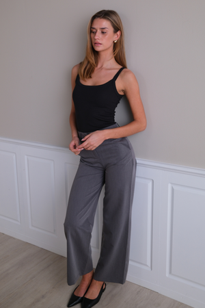 rosalía ancho Pants - Gris