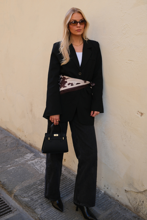 Claire Oversized Blazer - Negro