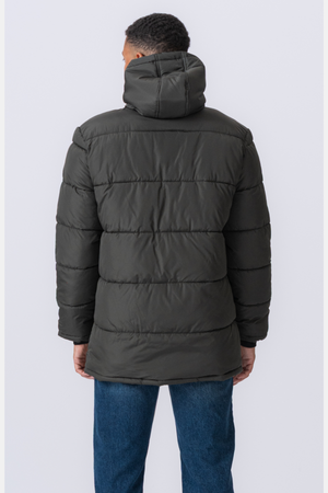 Chaqueta larga - Oliva