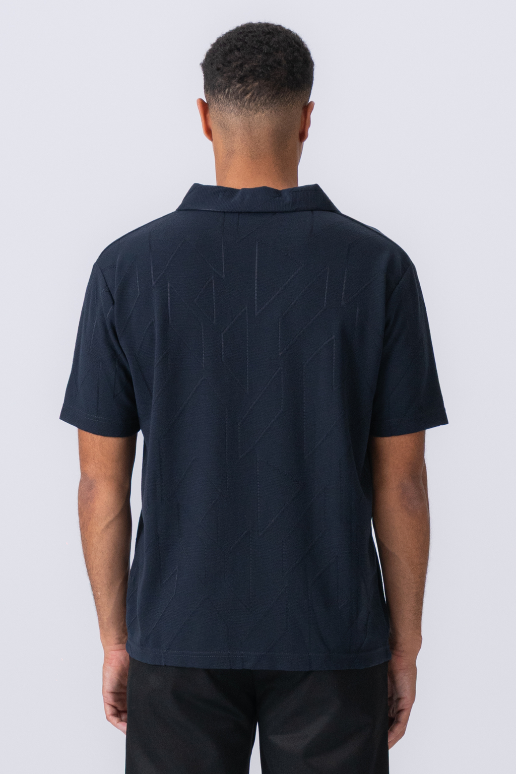 Atlas Textured Polo - Armada