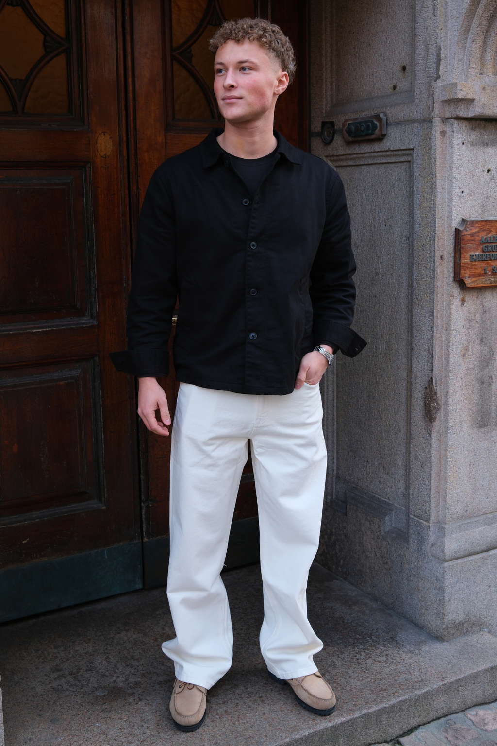 Guillermo Regular Vaqueros - Denim blanco