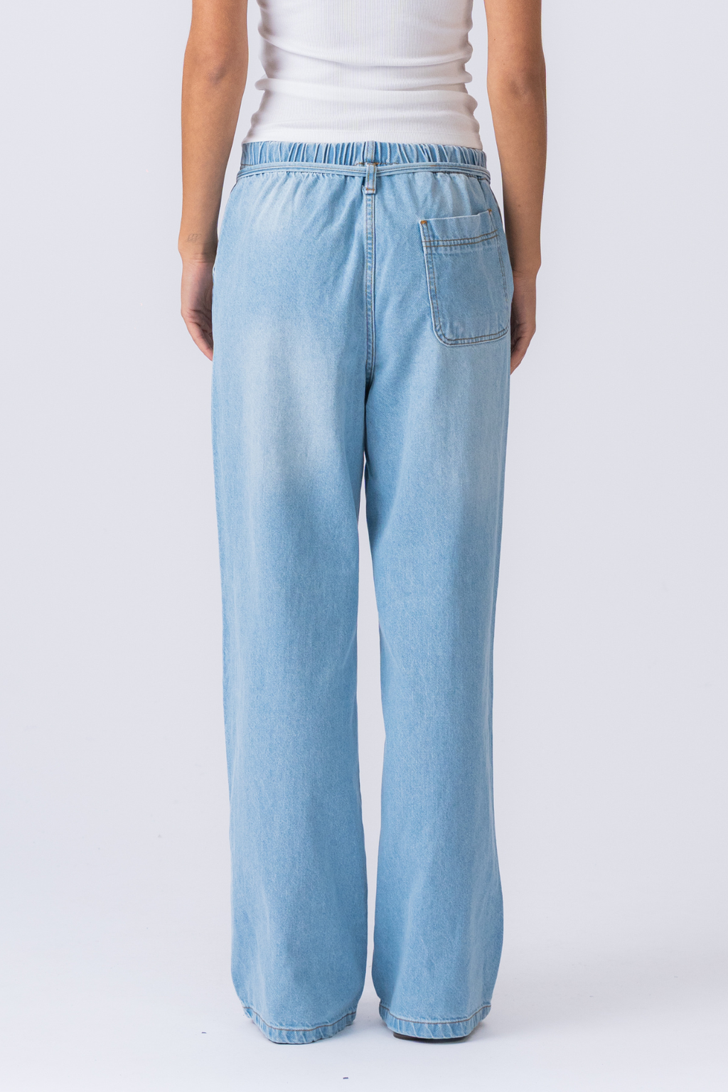 Jeans holgados de Nicole - Azul claro