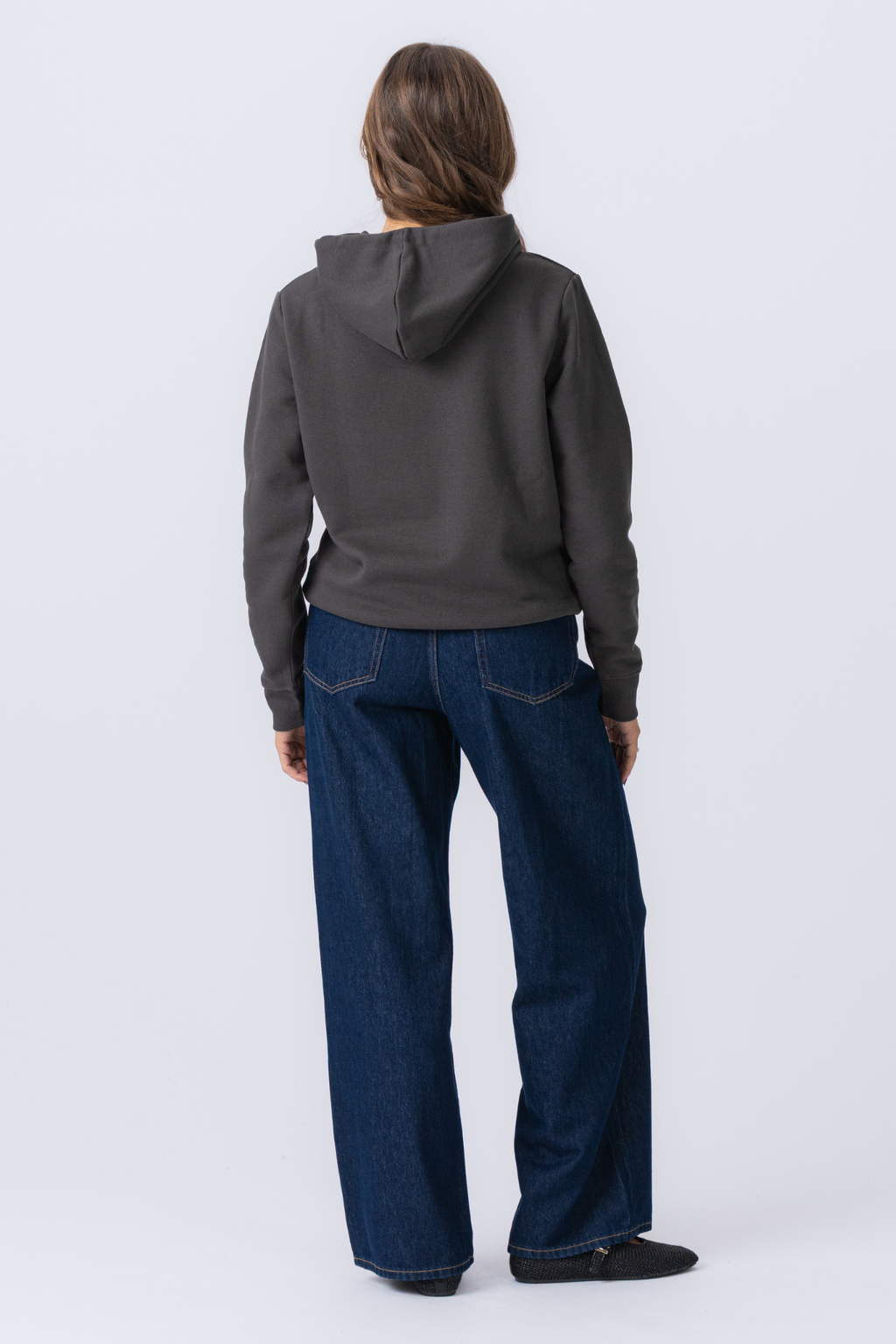 Sudadera sudadera con capucha - gris oscuro