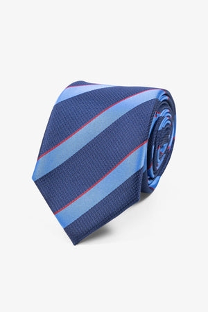 Tie - Navy/Blue/Red