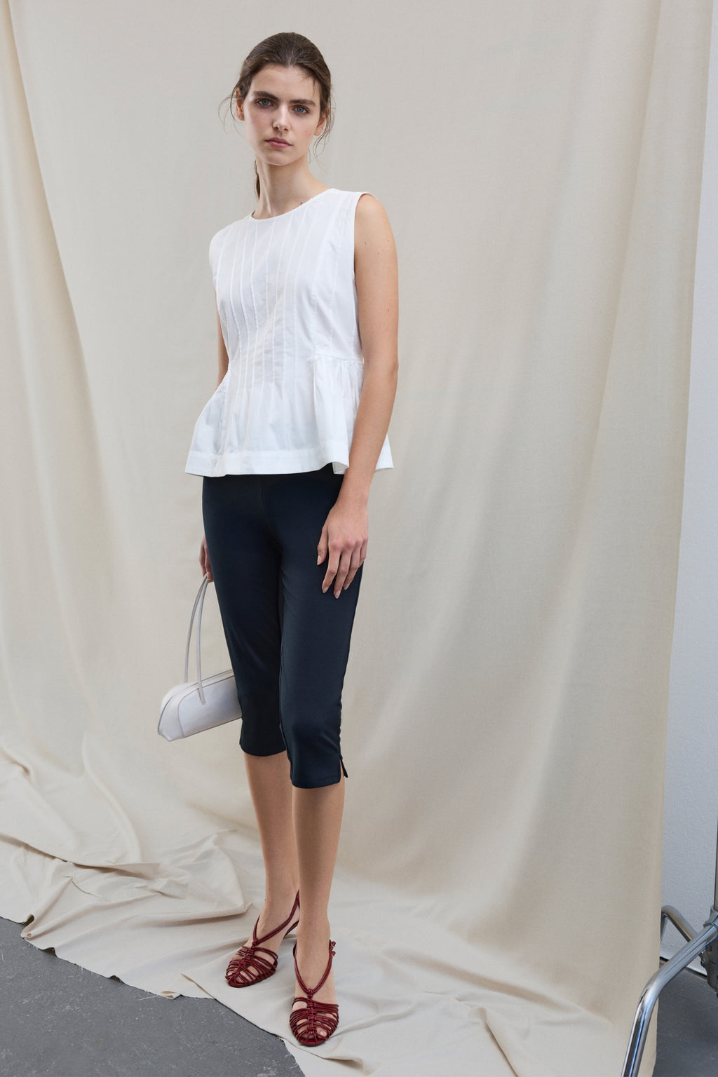 Jimba O-Neck Top - Snow White