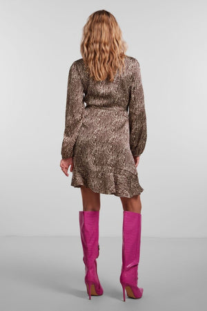 Juliet Wrap Kjole - Café de achicoria