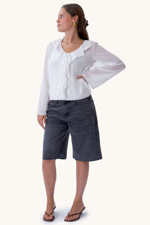 Blusa Alba - Blanco roto