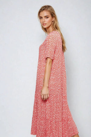 Vestido de Anna Midi - Rojo