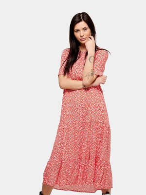 Vestido de Anna Midi - Rojo