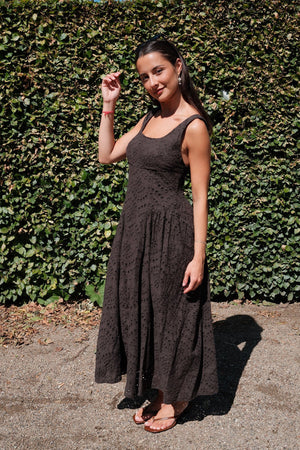 Vestido Asta - Café expreso