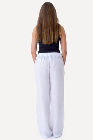 Astrid Lino Pants - Blanco
